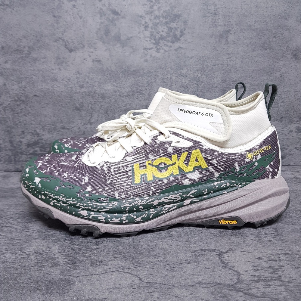 HOKA One Speedgoat 6 Mid GTX Shoes Mens Size 12.5 D Truffle 1155152-TRFF